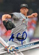 2017 Topps #163 Adam Conley Autographed