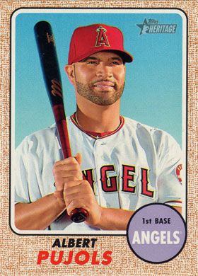 2017 Topps Heritage #413 Albert Pujols SP