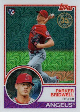 2018 Topps 83 Silver Pack Chrome #50 Parker Bridwell