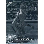 2018 Topps Chrome Negative Refractor #119 Yoenis Cespedes