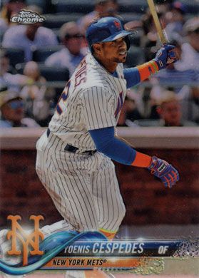 2018 Topps Chrome Refractor #119 Yoenis Cespedes