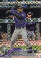 2018 Topps Chrome X-Fractor #163 Nolan Arenado