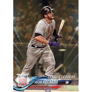 2018 Topps Gold #192 Nolan Arenado League Leaders