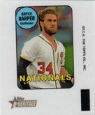 2018 Topps Heritage 69 Decals #3 Bryce Harper