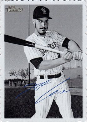 2018 Topps Heritage 69 Deckle Edge #27 Nolan Arenado