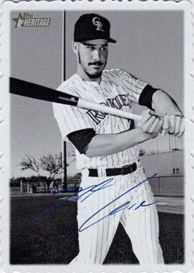 2018 Topps Heritage 69 Deckle Edge #27 Nolan Arenado