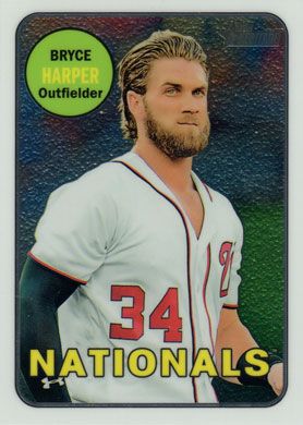 2018 Topps Heritage Chrome #THC-22 Bryce Harper