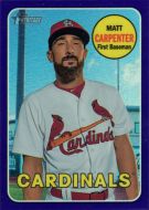 2018 Topps Heritage Chrome Purple Refractor #THC-18 Matt Carpenter