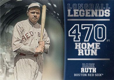 2018 Topps Longball Legends Black #LL-46 Babe Ruth