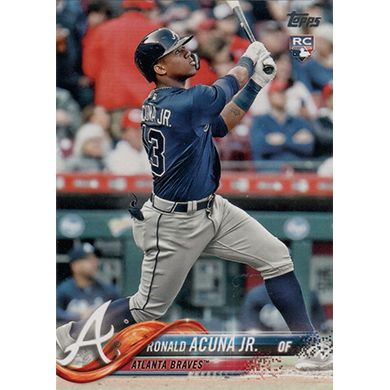 2018 Topps Base Set Photo Variations #698 Ronald Acuna Jr.