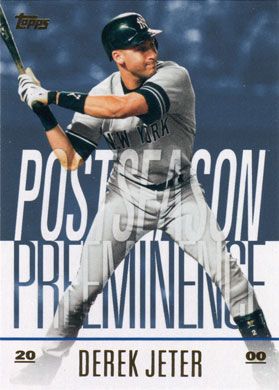 2018 Topps Update Postseason Preeminence Blue #PO-4 Derek Jeter