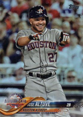 2018 Topps Update Rainbow Foil #US299 Jose Altuve All-Star