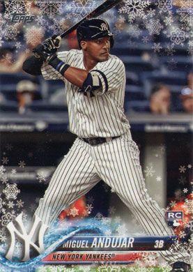 2018 Topps Wal-Mart Holiday Snowflake #HMW14 Miguel Andujar