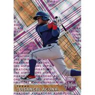 2019 Elite Extra Edition Aspirations Purple #169 Luisangel Acuna