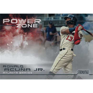 2019 Stadium Club Power Zone #PZ-15 Ronald Acuna Jr.