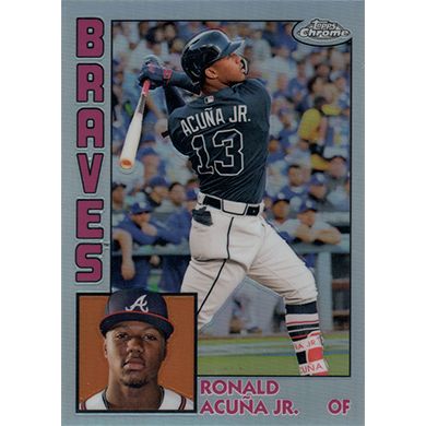 2019 Topps Chrome 84 #84TC-24 Ronald Acuna Jr.