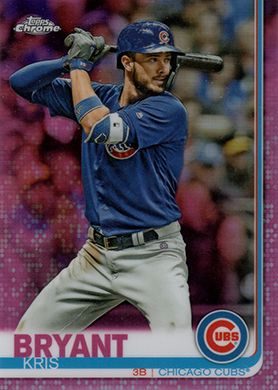 2019 Topps Chrome Pink Refractor #25 Kris Bryant