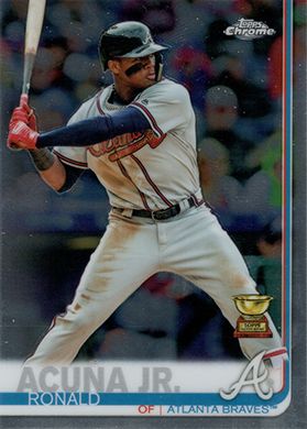 2019 Topps Chrome #117 Ronald Acuna Jr.