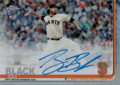 2019 Topps Chrome Rookie Autographs Refractor #RA-RB Ray Black