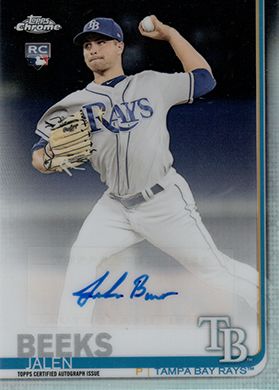 2019 Topps Chrome Update Autograph Refractor #CUA-JB Jalen Beeks