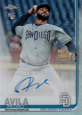 2019 Topps Chrome Update Autograph Refractor #CUA-PA Pedro Avila