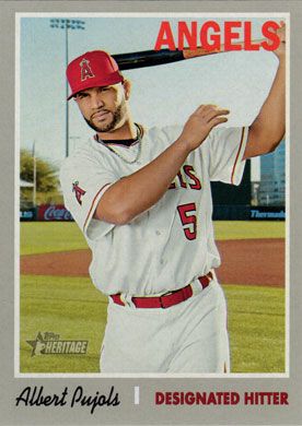 2019 Topps Heritage #422 Albert Pujols SP