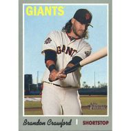 2019 Topps Heritage #478 Brandon Crawford SP