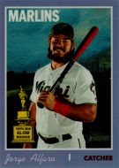 2019 Topps Heritage Chrome Purple Refractor #THC-527 Jorge Alfaro