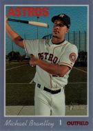 2019 Topps Heritage Chrome Purple Refractor #THC-503 Michael Brantley