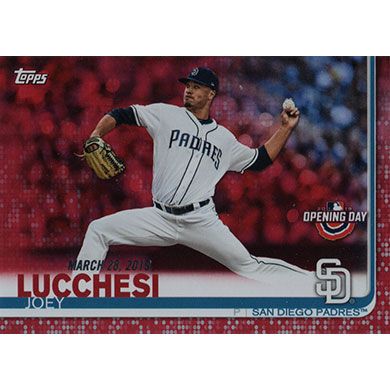 2019 Topps Opening Day Red Foil #165 Joey Lucchesi