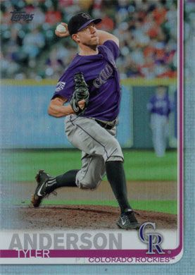 2019 Topps Rainbow Foil #2 Tyler Anderson