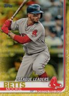 2019 Topps Walgreens Yellow #312 Mookie Betts League Leaders