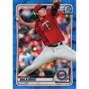 2020 Bowman Chrome Draft Sapphire #BD-58 Jordan Balazovic