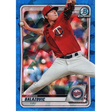 2020 Bowman Chrome Draft Sapphire #BD-58 Jordan Balazovic