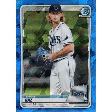 2020 Bowman Chrome Draft Sapphire #BD-10 Shane Baz