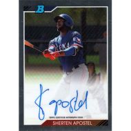 2020 Bowman Heritage Chrome Prospect Autographs #92PA-SA Sherten Apostel Autographed