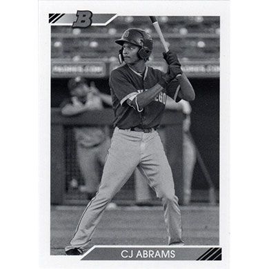 2020 Bowman Heritage Prospects Black and White #BHP-62 CJ Abrams