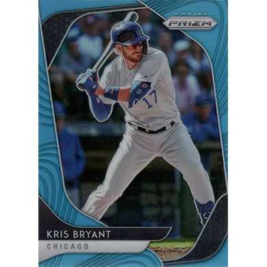 2020 Panini Prizm Prizms Blue #9 Kris Bryant