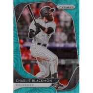 2020 Panini Prizm Prizms Teal Wave #81 Charlie Blackmon