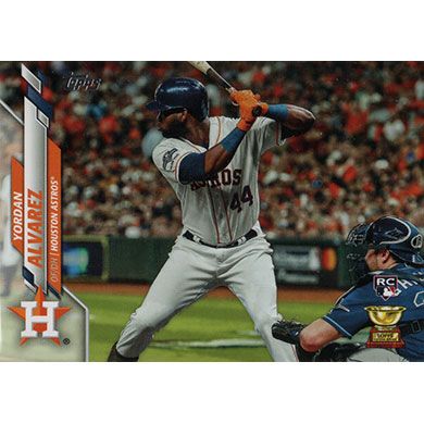 2020 Topps Base Set Photo Variations #276C Yordan Alvarez