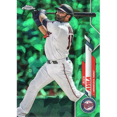 2020 Topps Chrome Update Sapphire Green Refractor #U-54 Alex Avila