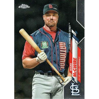 2020 Topps Chrome Update #U-92 Mark McGwire Home Run Derby