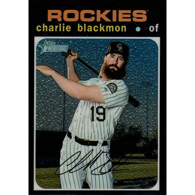 2020 Topps Heritage Chrome Spring Mega Box #THC-420 Charlie Blackmon