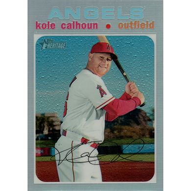 2020 Topps Heritage Chrome Spring Mega Box Refractors #THC-463 Kole Calhoun