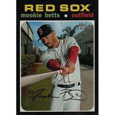 2020 Topps Heritage #493 Mookie Betts SP