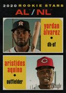 2020 Topps Heritage #54 Y. Alvarez/A. Aquino Rookie Stars