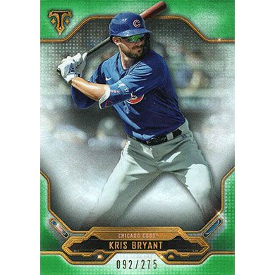 2020 Topps Triple Threads Emerald #18 Kris Bryant