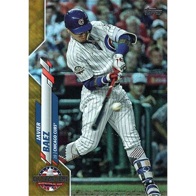 2020 Topps Update Gold Foil #U-235 Javier Baez All-Star