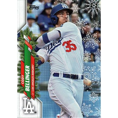 2020 Topps Walmart Holiday Metallic #HW66 Cody Bellinger