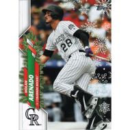 2020 Topps Walmart Holiday Rare Photo Variation #HW48 Nolan Arenado